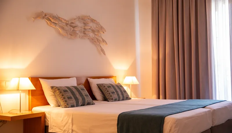 A Standard Studio with the silver fish above the beds